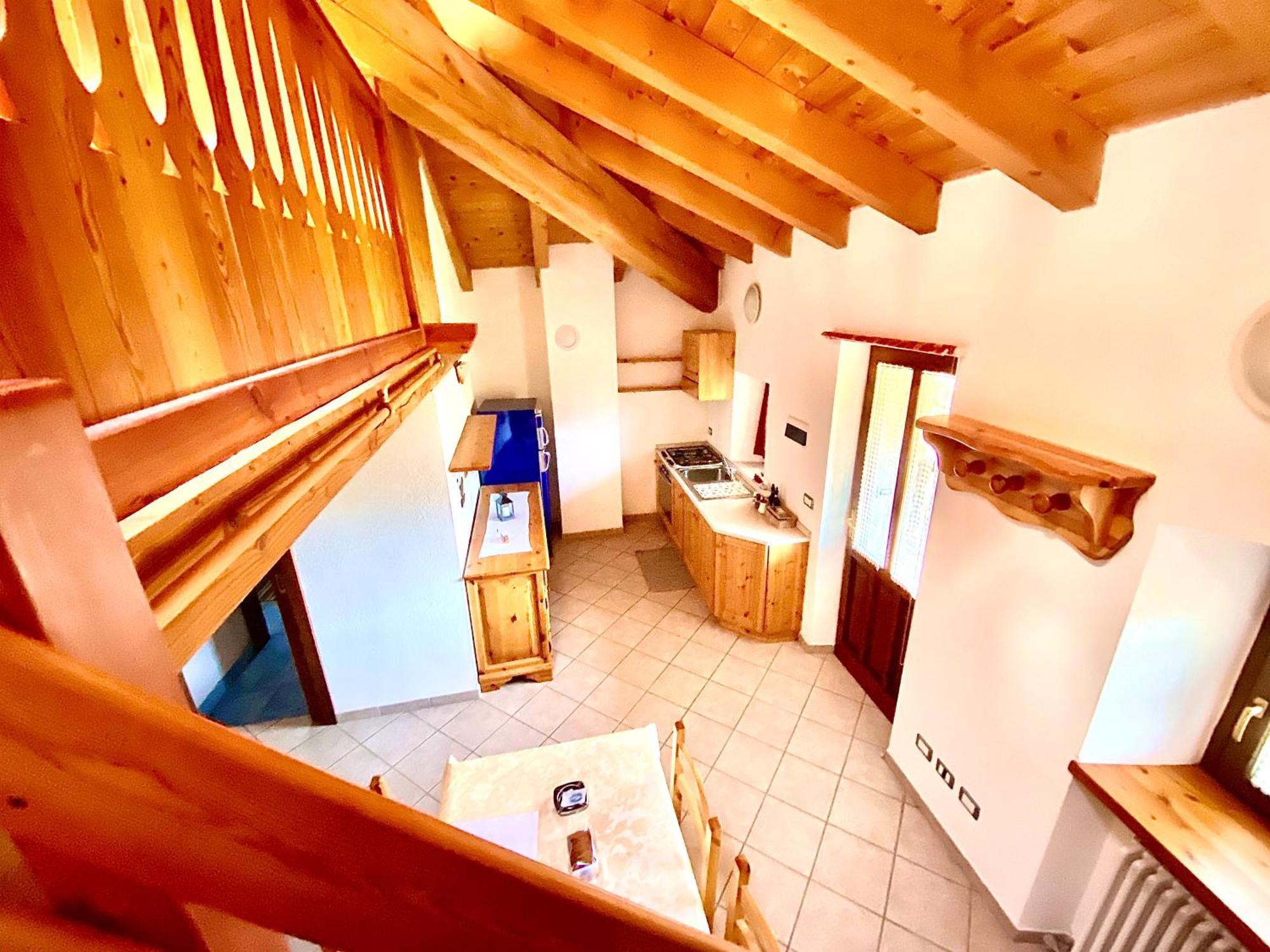 شقة Attico Panoramico Con Soppalco Gignod المظهر الخارجي الصورة